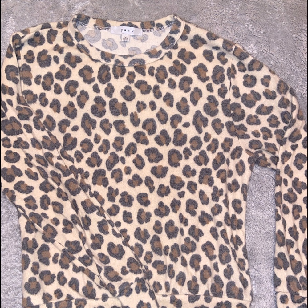Cheetah print shirt